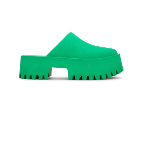 Jeffrey Campbell X Free People BAE Platform Mule Clog Green - 9 - Picture 1 of 6